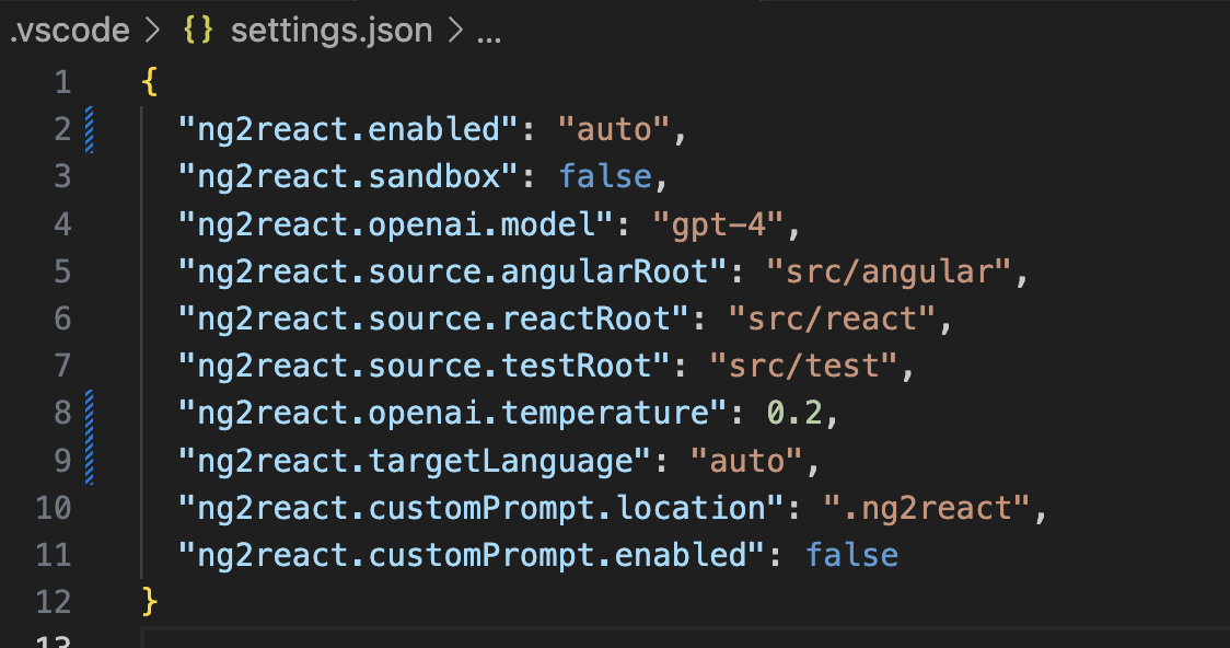 VSCode Project .settings.json
